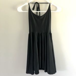 American Apparel women’s open back black top S